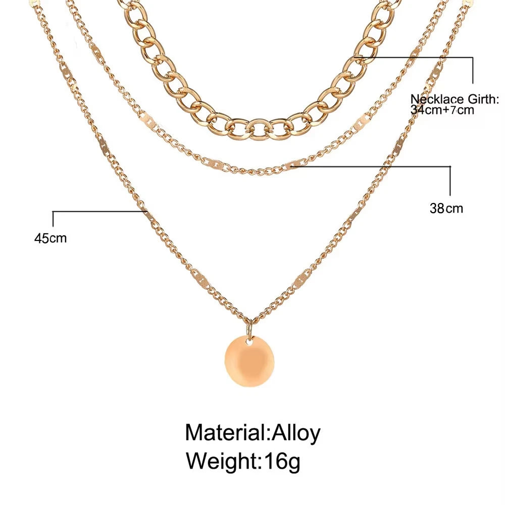 Stella Meerlaagse Bedelketting, Zirkonia Steentjes & Vintage Uitstraling