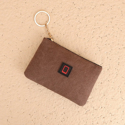Nora Retro Canvas Portemonnee, Compact & Ruimte Voor Pasjes