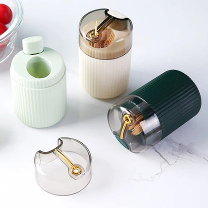 Automatische Tandenstokerhouder met Drukknop, Hygiënisch & Makkelijk Bijvullen