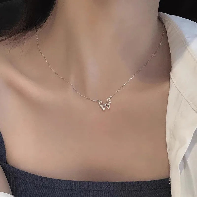 Sophie Korte Ketting met Steentje, Subtiele Fonkeling & Licht Draagcomfort