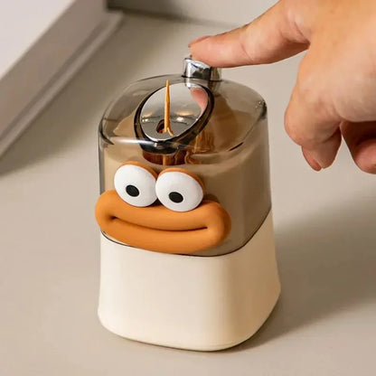 Automatische Tandenstokerdispenser Met Drukknop, Hygiënisch & Eenvoudig Bijvullen