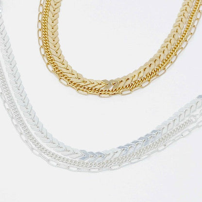 Lily Driedelige Enkelbandjes Set, Gelaagde Look & Verstelbare Lengte