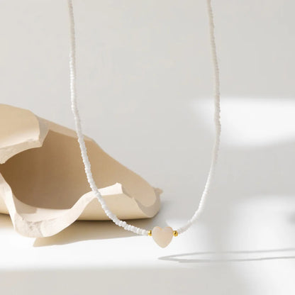 Luna Kralenketting Met Maansteen, Zachte Glans & Licht Draagcomfort