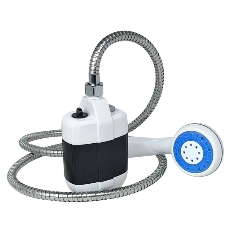 Draagbare Buitendouche Met Oplaadbare Pomp, Compact & Gelijkmatige Straal