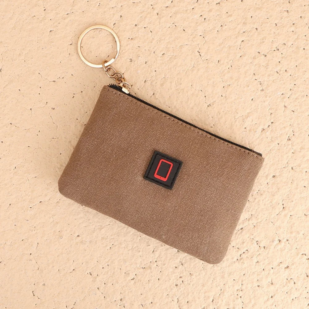 Nora Retro Canvas Portemonnee, Compact & Ruimte Voor Pasjes