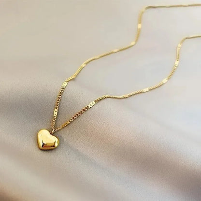 Mila Ketting met Hartjeshanger, Fijne Schakel & Tijdloos Ontwerp