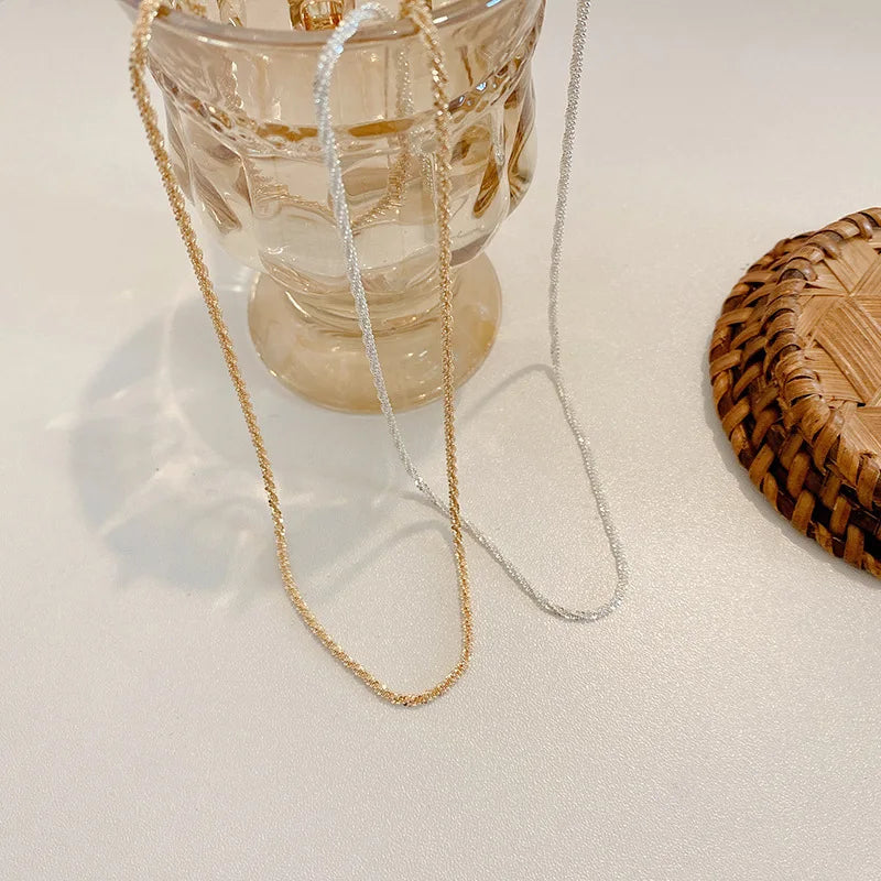 Sophie Korte Ketting met Steentje, Subtiele Fonkeling & Licht Draagcomfort
