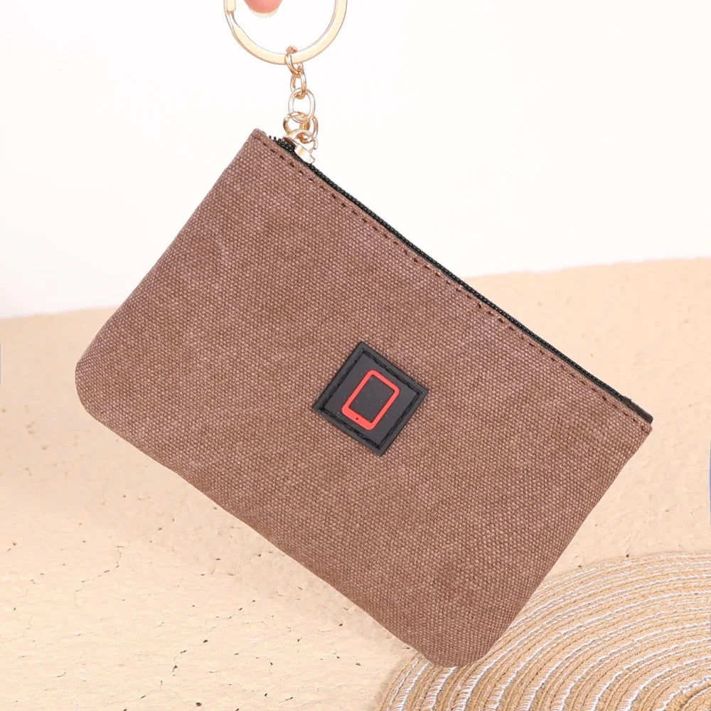 Nora Retro Canvas Portemonnee, Compact & Ruimte Voor Pasjes