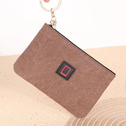 Nora Retro Canvas Portemonnee, Compact & Ruimte Voor Pasjes