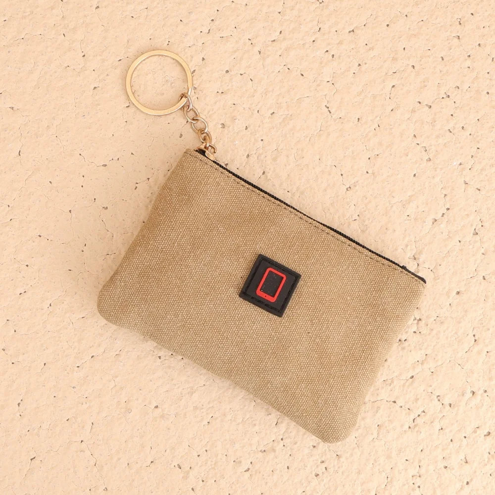 Nora Retro Canvas Portemonnee, Compact & Ruimte Voor Pasjes