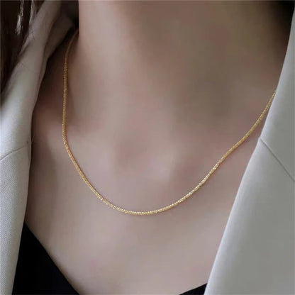 Sophie Korte Ketting met Steentje, Subtiele Fonkeling & Licht Draagcomfort
