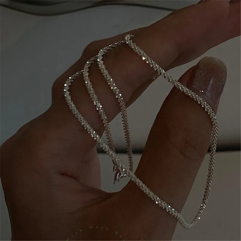 Sophie Korte Ketting met Steentje, Subtiele Fonkeling & Licht Draagcomfort