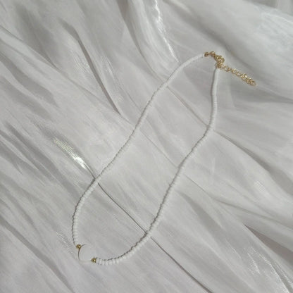Luna Kralenketting Met Maansteen, Zachte Glans & Licht Draagcomfort