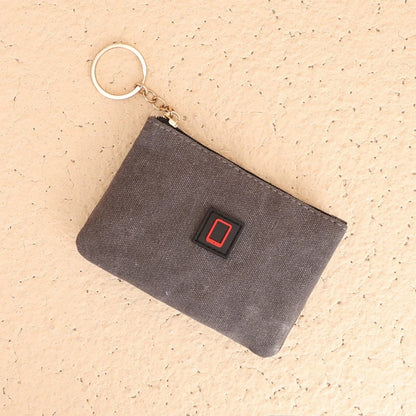 Nora Retro Canvas Portemonnee, Compact & Ruimte Voor Pasjes