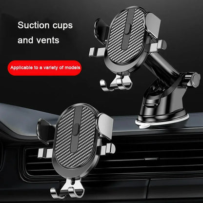 Universele Telefoonhouder Auto, Ventilatie Of Zuignap & 360° Draaibaar