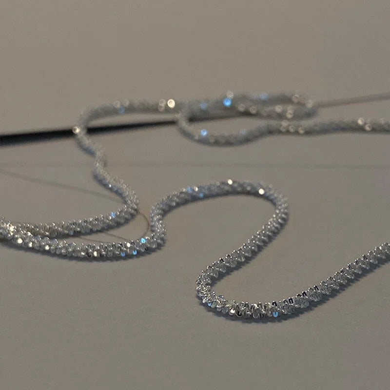 Sophie Korte Ketting met Steentje, Subtiele Fonkeling & Licht Draagcomfort