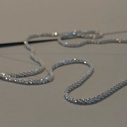 Sophie Korte Ketting met Steentje, Subtiele Fonkeling & Licht Draagcomfort
