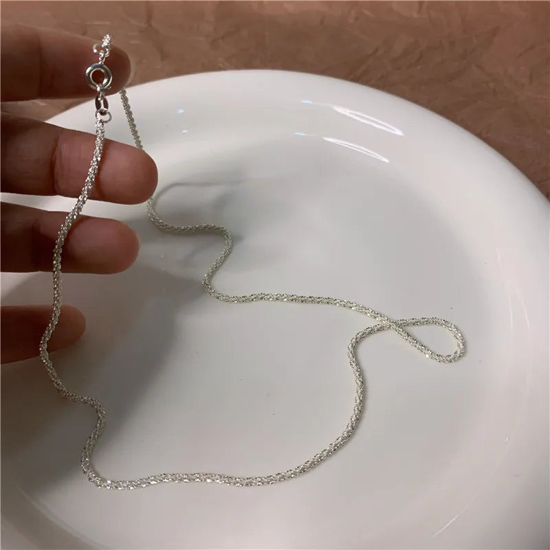 Sophie Korte Ketting met Steentje, Subtiele Fonkeling & Licht Draagcomfort