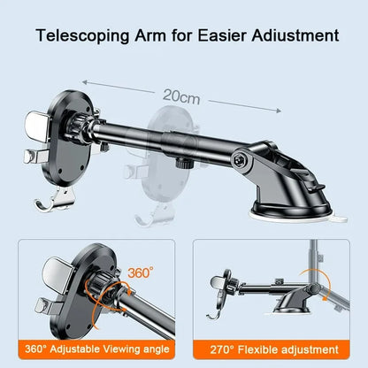 Universele Telefoonhouder Auto, Ventilatie Of Zuignap & 360° Draaibaar