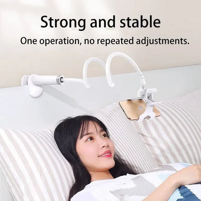 Verstelbare Telefoonstandaard Bureau En Bed, 360° Draaibaar & Handsfree
