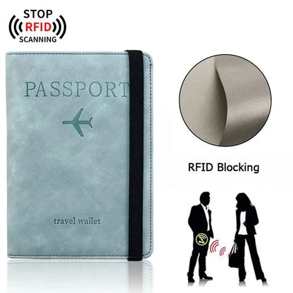 Compacte Paspoorthouder Portemonnee, RFID-Bescherming & Plek voor Pasjes