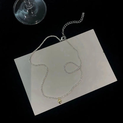 Sophie Korte Ketting met Steentje, Subtiele Fonkeling & Licht Draagcomfort