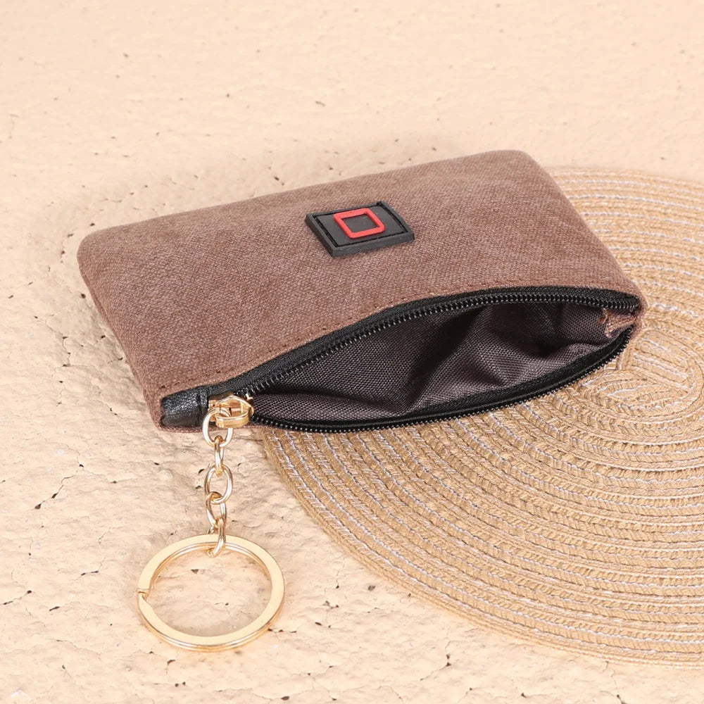 Nora Retro Canvas Portemonnee, Compact & Ruimte Voor Pasjes