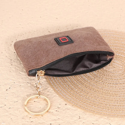 Nora Retro Canvas Portemonnee, Compact & Ruimte Voor Pasjes