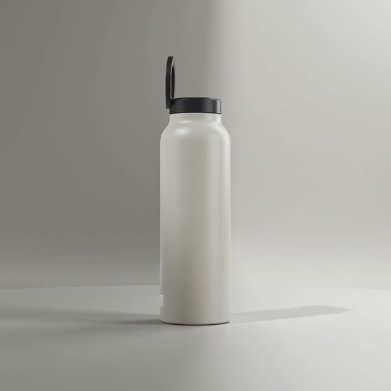 Galero drinkfles met magnetische telefoonhouder, draaiend in beeld